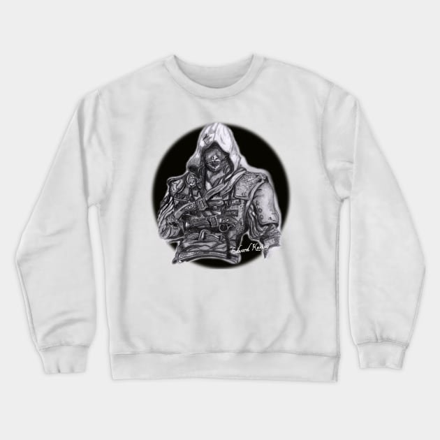 Pirate Assasin Crewneck Sweatshirt by Kathryn11